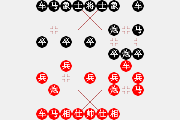 象棋棋譜圖片：【第三屆聆聽杯第3輪14臺】張陽先勝小舒蘭.pgn - 步數(shù)：10 