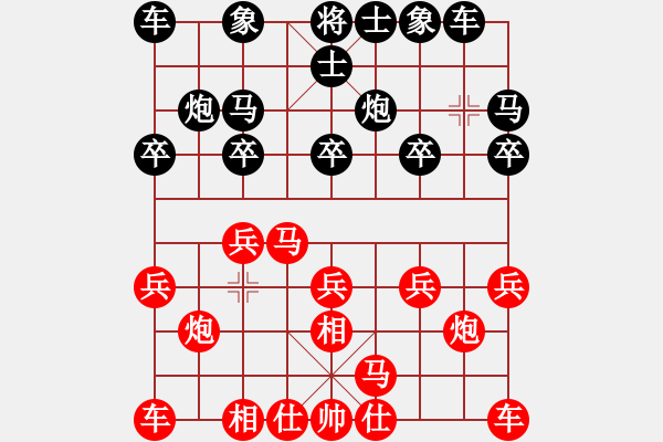 象棋棋譜圖片：時(shí)間輸棋優(yōu)勢(shì)不精明 - 步數(shù)：10 