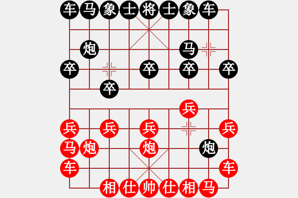 象棋棋譜圖片：芳棋(純?nèi)讼缕?[893812128] 負(fù) 棋藝緣☆蚊子[1286527818] - 步數(shù)：10 