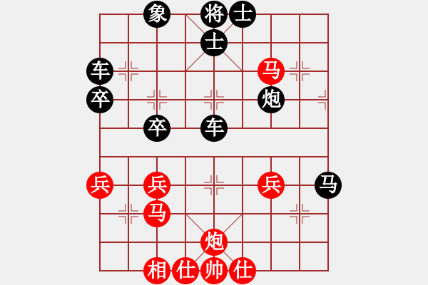 象棋棋譜圖片：痛失戰(zhàn)機(jī) 潰不成軍：三臺(tái)怪手[紅] -VS- 藍(lán)月亮[黑] - 步數(shù)：58 