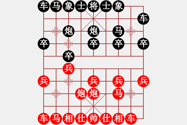 象棋棋譜圖片：桂林棋院派高德鳴 VS 帶頭大哥慕容博（神1） - 步數(shù)：10 