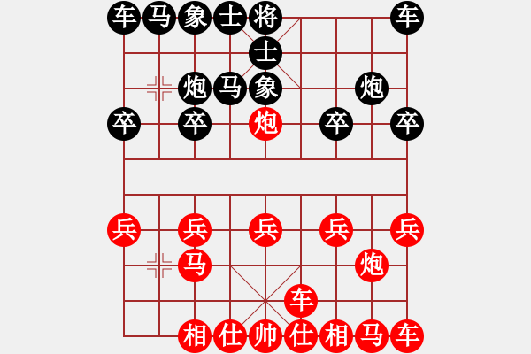 象棋棋譜圖片：行者必達(dá)[紅] -VS- 有禮貌[黑] - 步數(shù)：10 