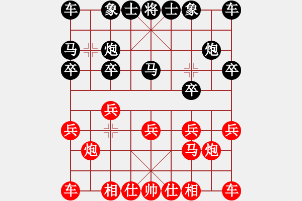 象棋棋譜圖片：牛人不敗(3段)-勝-驚濤斷岸(5段) - 步數(shù)：10 