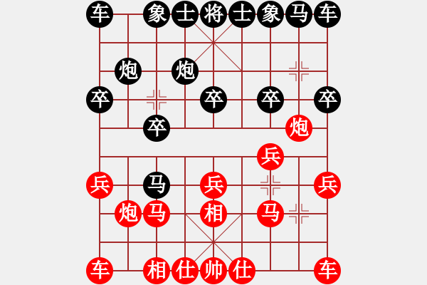 象棋棋譜圖片：奕童(9段)-和-美女村村長(zhǎng)(7級(jí)) - 步數(shù)：10 