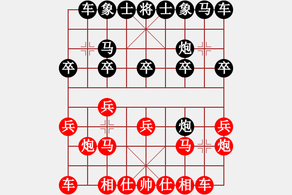 象棋棋譜圖片：1008局 A40- 起馬局-BugChess Plus 19-07-08 x64(特級大師) ( - 步數(shù)：10 