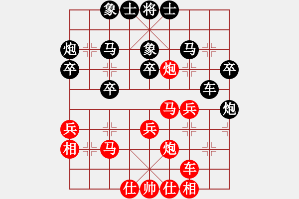 象棋棋譜圖片：紫薇花對(duì)紫微郎 負(fù) 南飛雁 - 步數(shù)：30 