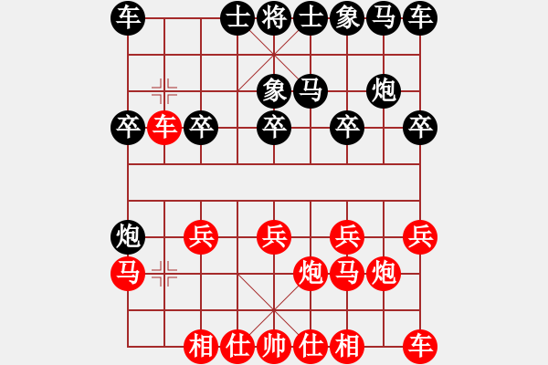 象棋棋譜圖片：劉莉 -紅先勝- 公司值班室 - 步數(shù)：10 