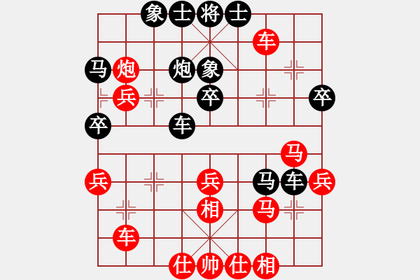 象棋棋譜圖片：小麻雀(8段)-勝-木人(6段) - 步數(shù)：40 