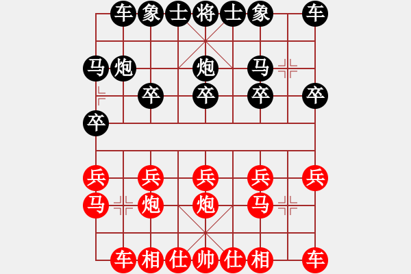 象棋棋譜圖片：湖南電大001[紅] -VS- 齊天小圣_2820[黑] - 步數(shù)：10 