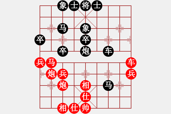 象棋棋譜圖片：富國(guó)小浪子(7星)-負(fù)-差大師三先(6星) - 步數(shù)：40 