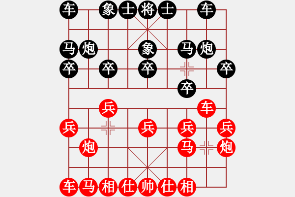 象棋棋譜圖片：A組5輪3臺(tái) - 周世傑 VS 黃文偉 - 步數(shù)：10 