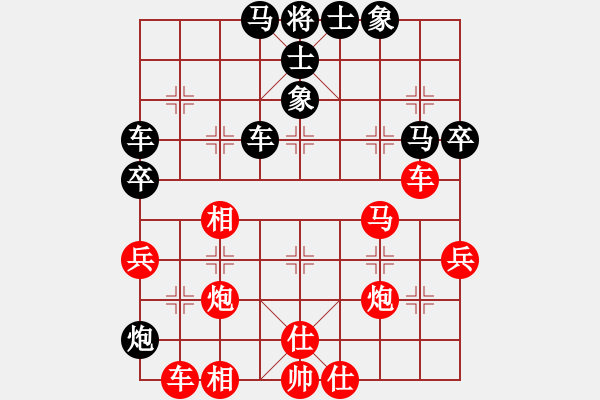 象棋棋谱图片：Thuan Phao Truc Xe M8.9 . Hau C7.1 - 步数：60 