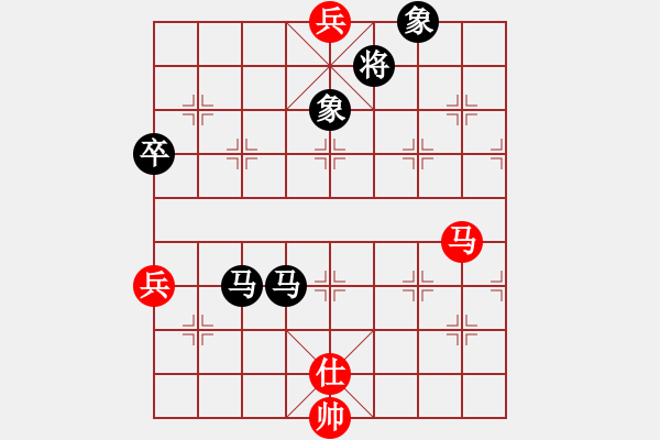 象棋棋譜圖片：棋局-3224P b5c2 - 步數(shù)：60 