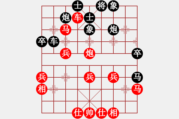 象棋棋譜圖片：藍(lán)調(diào)天地(8段)-負(fù)-輸棋就上訪(fǎng)(4段) - 步數(shù)：40 