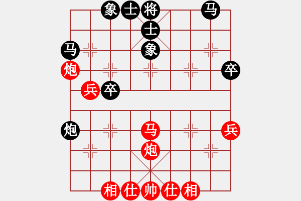 象棋棋譜圖片：三國(guó)劉備(9段)-和-菜鳥(niǎo)先飛(9段) - 步數(shù)：60 