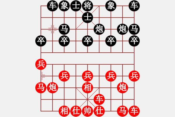 象棋棋譜圖片：白貓[13318005] -VS- 臭棋人家ゞ禾日火因[4429788] - 步數(shù)：10 