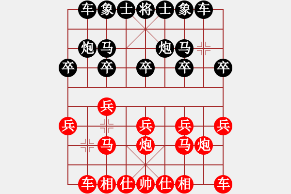 象棋棋譜圖片：peterkwang(5段)-負-鐘局長(7段) - 步數(shù)：10 