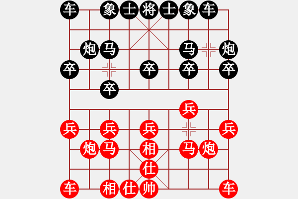 象棋棋譜圖片：一休哥[593755656] -VS- 桔中居士[125323952] - 步數(shù)：10 