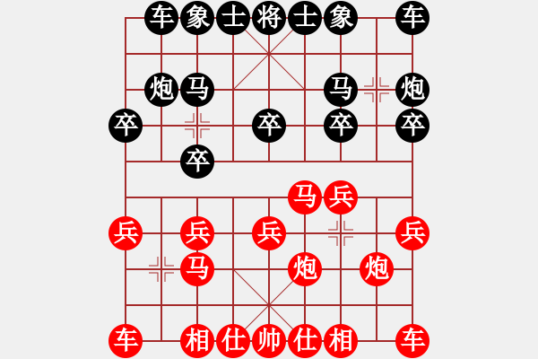 象棋棋譜圖片：周龍 先負 姜曉 - 步數(shù)：10 