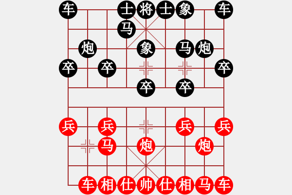 象棋棋譜圖片：王根昌先負縹緲閣 - 步數(shù)：10 