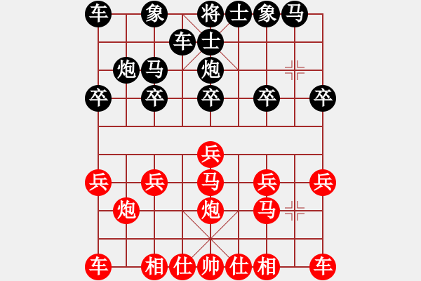 象棋棋譜圖片：2015.6.3.4.櫻南石材棋盤后負(fù)4.pgn - 步數(shù)：10 