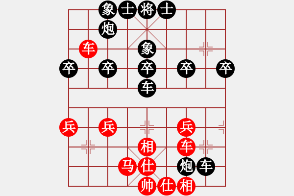 象棋棋譜圖片：大刀劈子(1f)-負(fù)-浦北狼(1弦) - 步數(shù)：30 