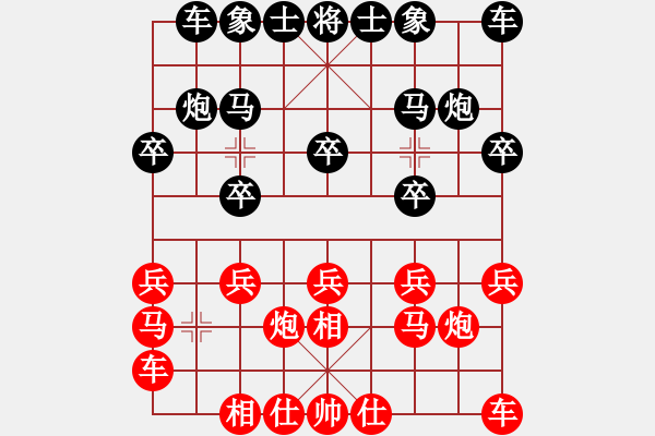 象棋棋譜圖片：起馬 - 步數(shù)：10 