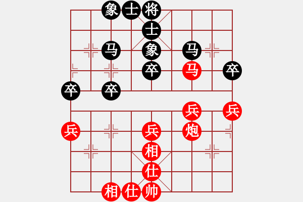 象棋棋谱图片：张晓平 先和 王瑞祥 - 步数：40 