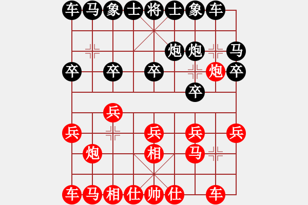 象棋棋谱图片：精灵哥哥(月将)-胜-糜腳(6段) - 步数：10 