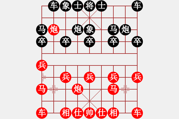 象棋棋譜圖片：晉城吳軍波(4級)-勝-閑著無事(6級) - 步數(shù)：10 