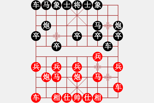 象棋棋譜圖片：ARTO       先負 楊春勉     - 步數(shù)：10 