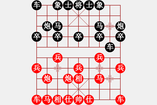 象棋棋譜圖片：百思不得棋解[575644877] -VS- ppp[1184332131] - 步數(shù)：10 