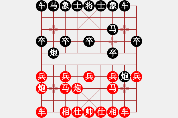 象棋棋譜圖片：2013大師網(wǎng)網(wǎng)名爭(zhēng)霸賽第1輪： Caga 先負(fù) Iabi7 - 步數(shù)：10 