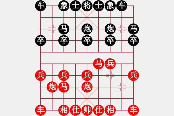 象棋棋譜圖片：曲一哲砍西瓜 - 步數(shù)：10 