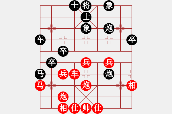 象棋棋譜圖片：梁山小林沖(6段)-勝-皇龍帝(7段) - 步數(shù)：40 