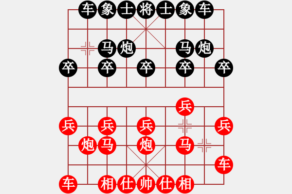 象棋棋譜圖片：橫才俊儒[292832991] -VS- 覺悟疑問[759614763] - 步數(shù)：10 