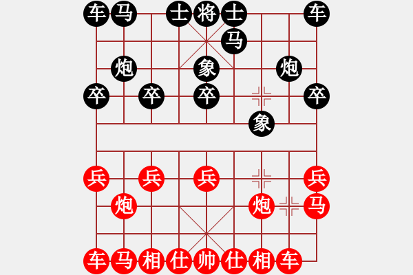 象棋棋譜圖片：您丫死遠點好嗎[紅] -VS- 嘟嘟[黑] - 步數(shù)：10 