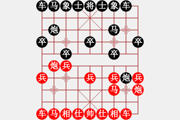 象棋棋譜圖片：閃電手(8段)-負-何老頑童(7段) - 步數：10 