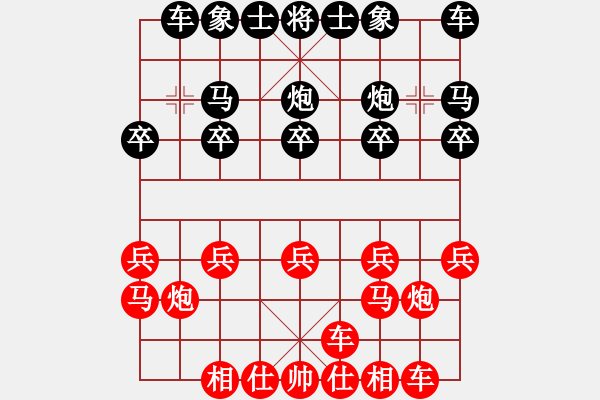 象棋棋譜圖片：Q★愛(ài)我琪琪徒2[345893580] -VS- 一只蹦蹦豬[295515617] - 步數(shù)：10 