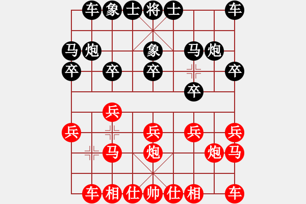 象棋棋譜圖片：廈門港務(wù)地產(chǎn) 謝巋 和 黑龍江大慶油田設(shè)計院 張曉平 - 步數(shù)：10 