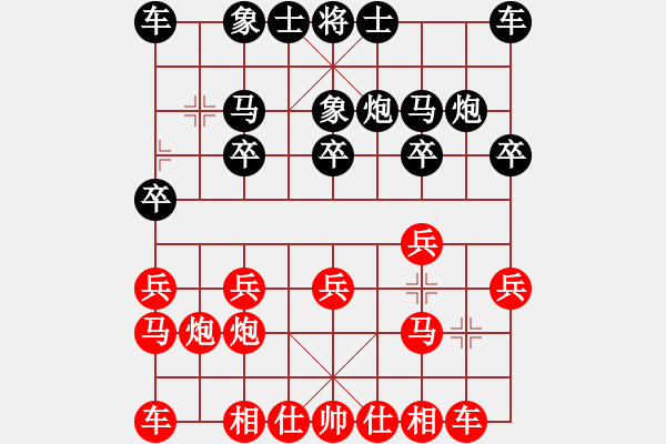 象棋棋譜圖片：金鉤炮先勝 - 步數(shù)：10 