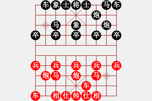 象棋棋譜圖片：橫才俊儒[292832991] -VS- 難得糊涂[1392908199] - 步數(shù)：10 