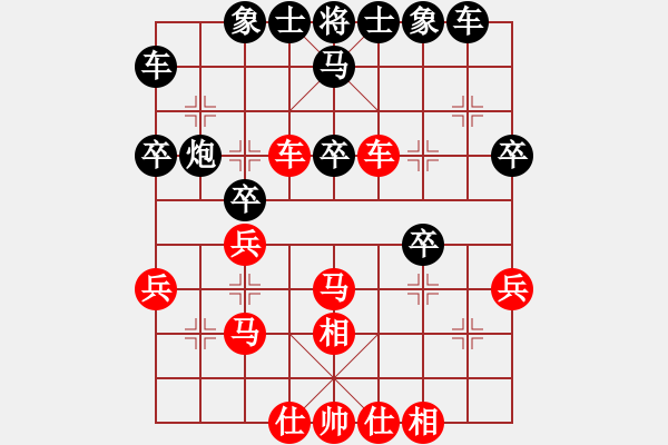 象棋棋譜圖片：東方不敗[紅] -VS- 創(chuàng)意總監(jiān)[黑] - 步數(shù)：30 