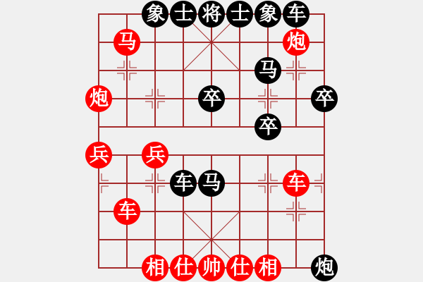 象棋棋譜圖片：百年一剎那(9星)-勝-嘆云汐(9星) - 步數(shù)：40 