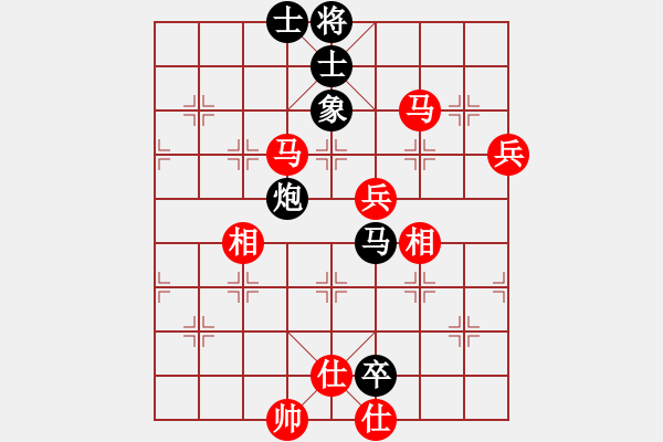 象棋棋譜圖片：十面埋伏陣(4段)-勝-老人樂(4段) - 步數(shù)：100 