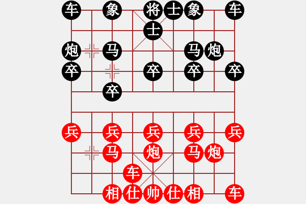 象棋棋譜圖片：炮打鴛鴦馬[1324093475] 先勝 文遠[2086820547] - 步數(shù)：10 