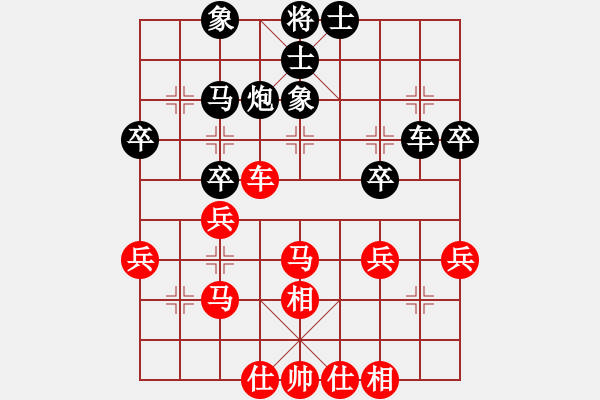 象棋棋譜圖片：閑情逸致[793950125] -VS- 滴水穿石佛[423375394] - 步數(shù)：40 