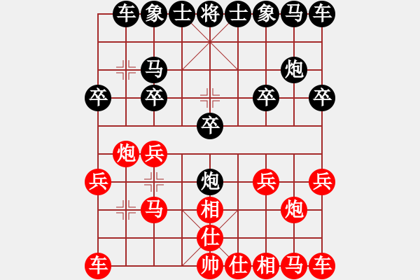 象棋棋譜圖片：華山論劍T盾周賽【我愛(ài)何玉花】負(fù)【無(wú)極北斗】2023-08-03 - 步數(shù)：10 