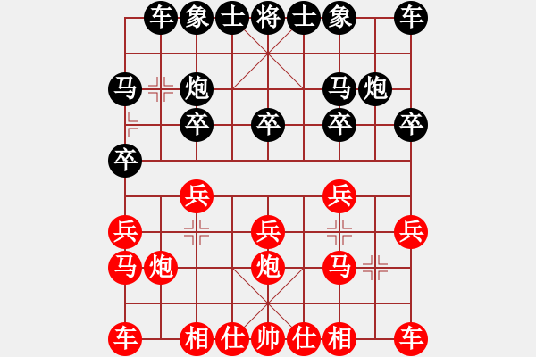 象棋棋譜圖片：我愛我家[545392734] -VS- SKL[547952445] - 步數(shù)：10 