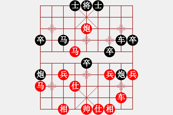 象棋棋譜圖片：cidvcx(1段)-負(fù)-宇宙政委(4段) - 步數(shù)：40 